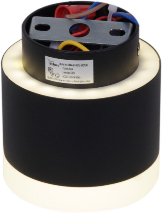 Точечный светильник 53004-9.5-001IL GX53+LED3W BK