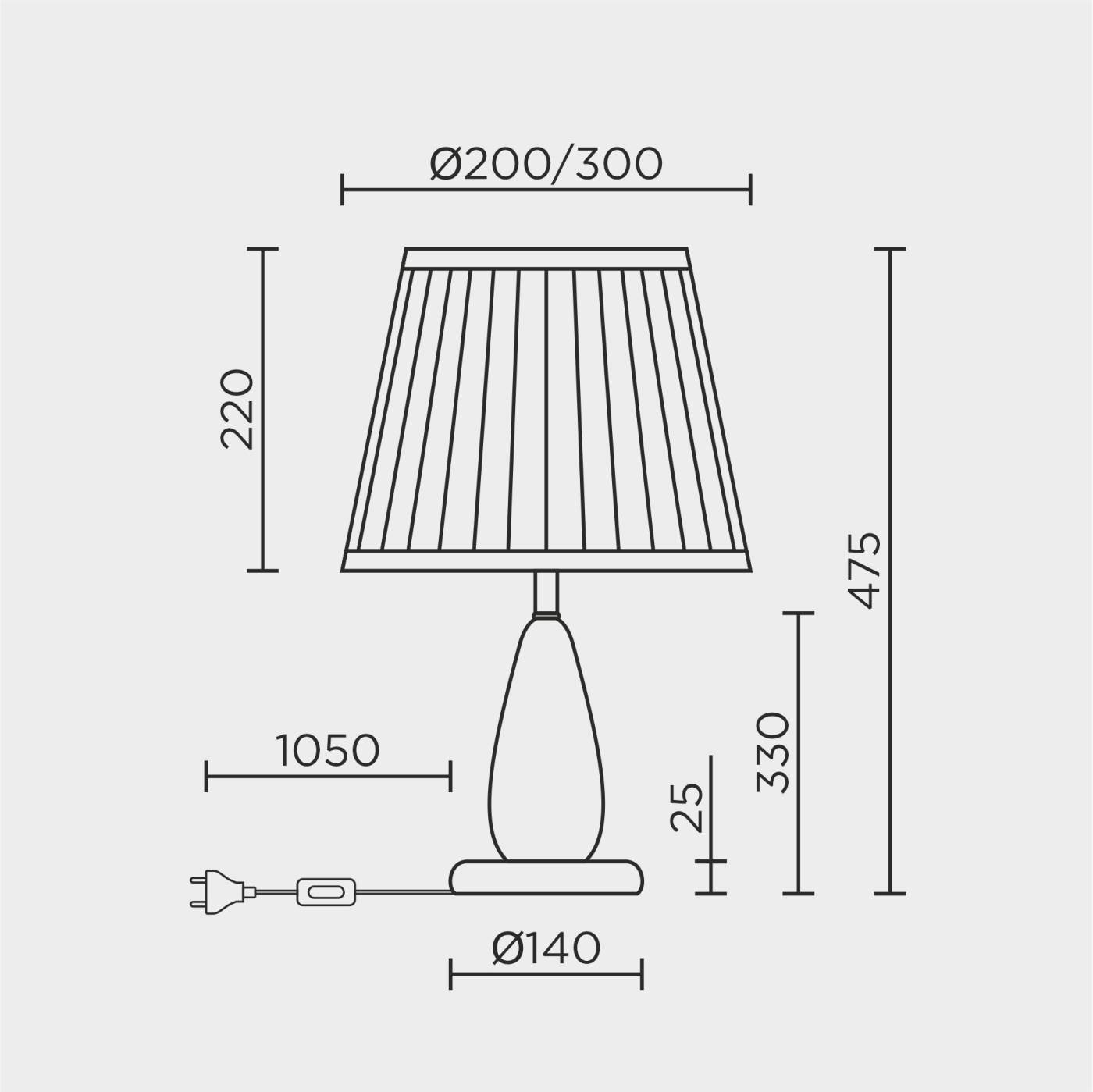 L6168 GD Настольная лампа L LED4U L6168 GD