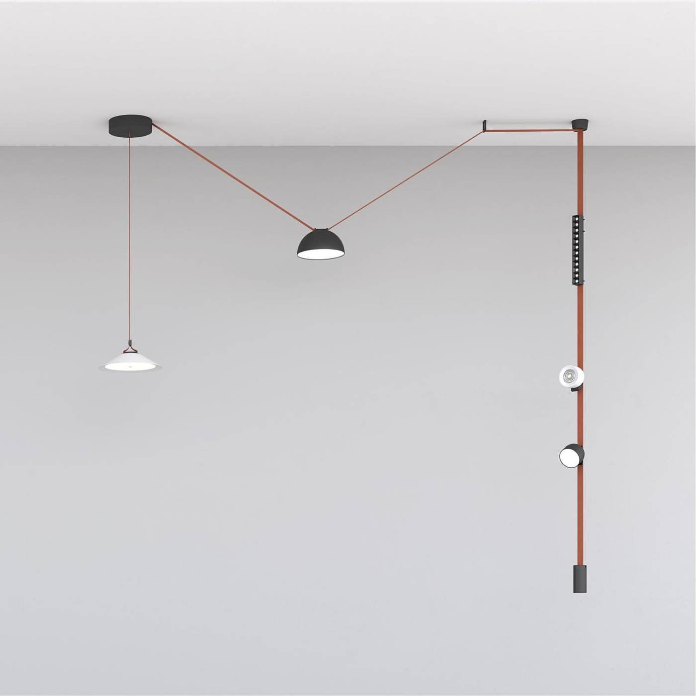 Трековый светильник Denkirs Belty Flow DK5561-BK