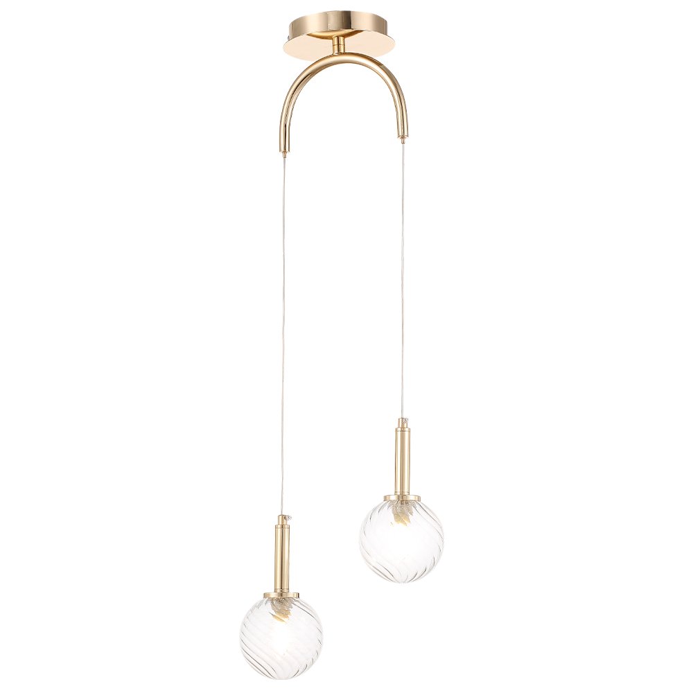LUXURY SP2 GOLD Светильник подвесной Crystal Lux Luxury LUXURY SP2 GOLD
