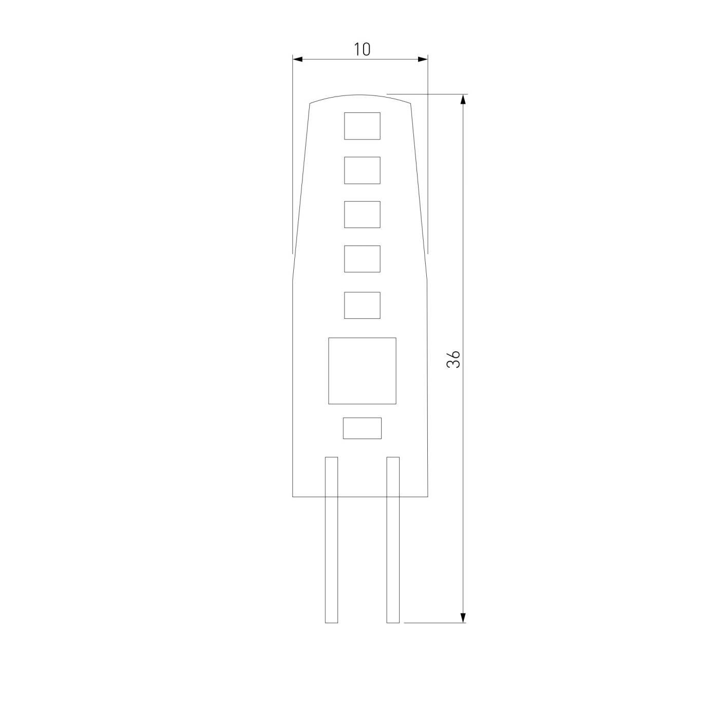 Светодиодная лампочка G4 LED Elektrostandard G4 LED 3W 12V 360° 3300K (BLG411)