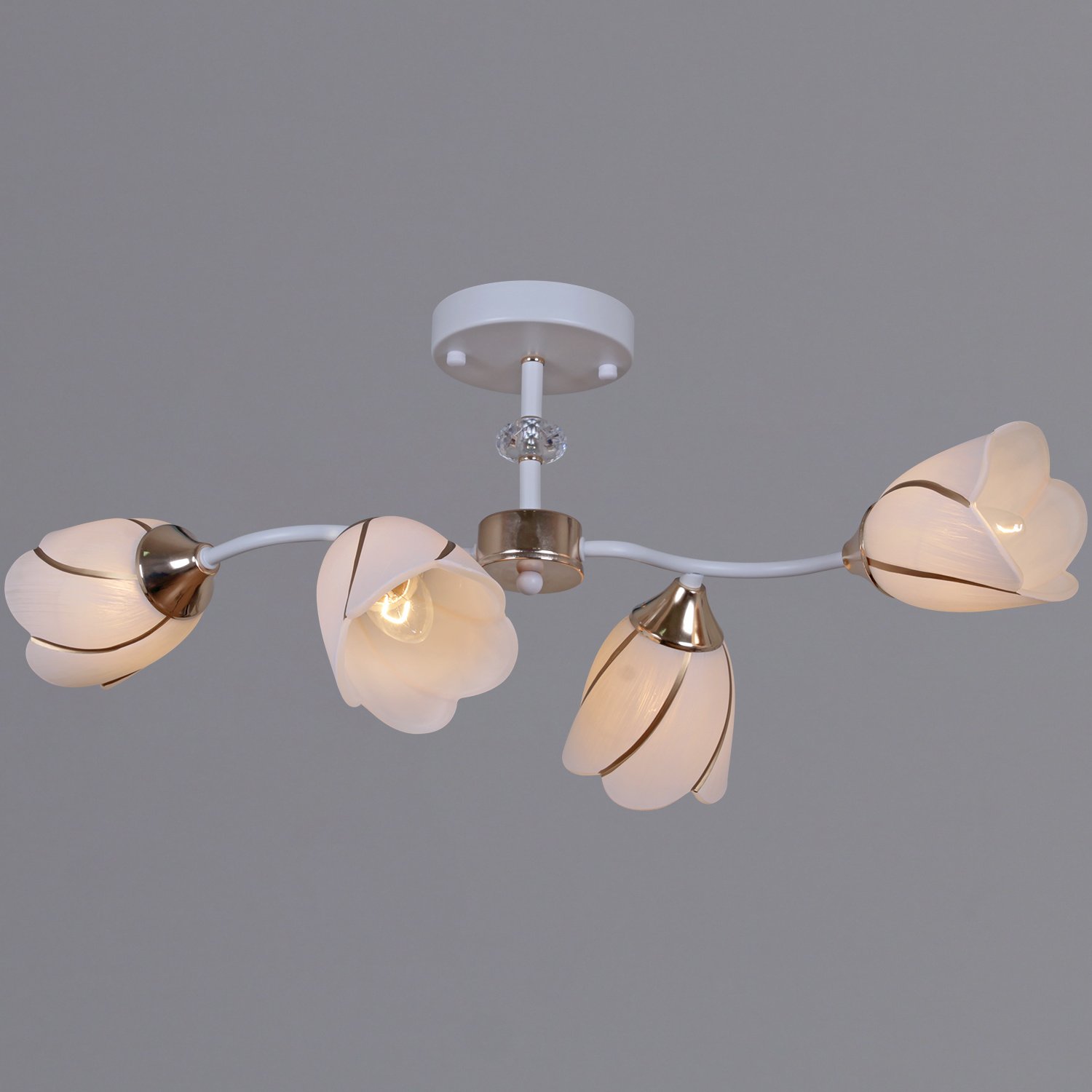 35360-0.3-04 WH+FG Потолочная люстра Reluce 35360-0.3-04 WH+FG