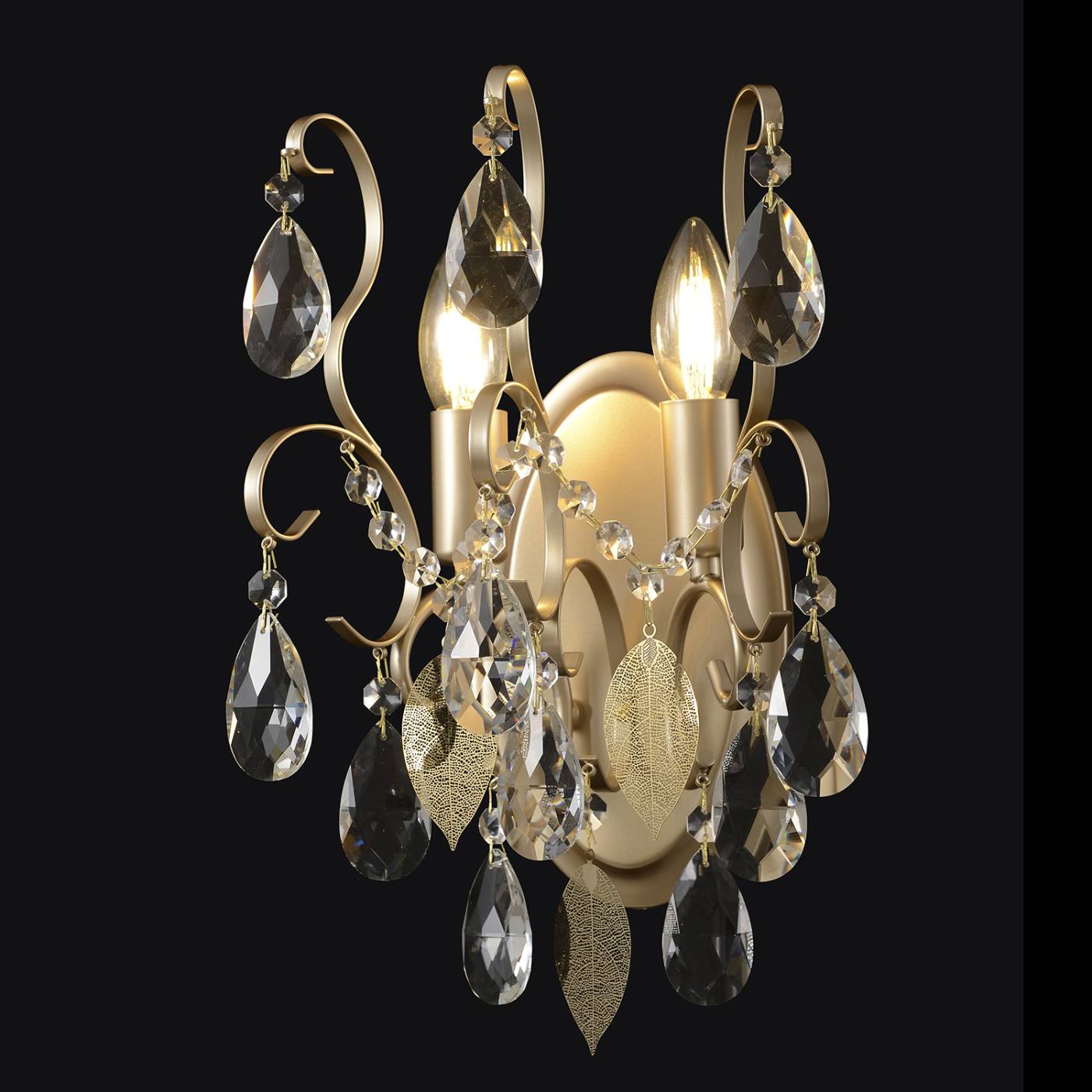 Настенное бра Crystal Lux Esmiralda ESMIRALDA AP2 GOLD