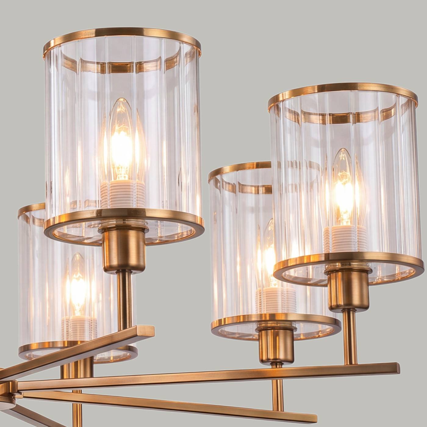 IL0183-8C-79 COPPER KOPNINI Люстра на штанге ILLUMICO IL0183-8C-79 COPPER KOPNINI