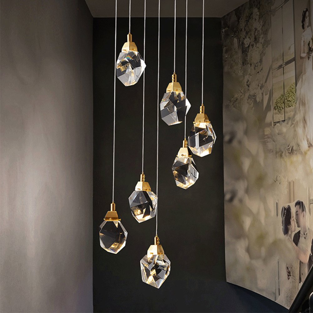 MD-020B-7 gold Светильник подвесной Delight Collection Crystal rock MD-020B-7 gold