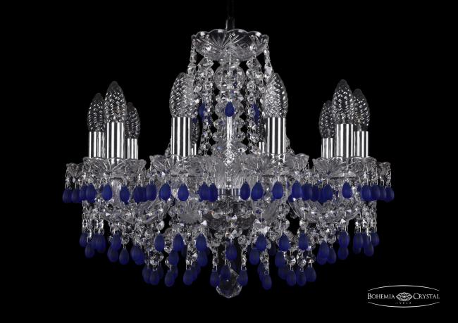 Подвесная хрустальная люстра 1410 Bohemia 1410/10/160 Ni V3001
