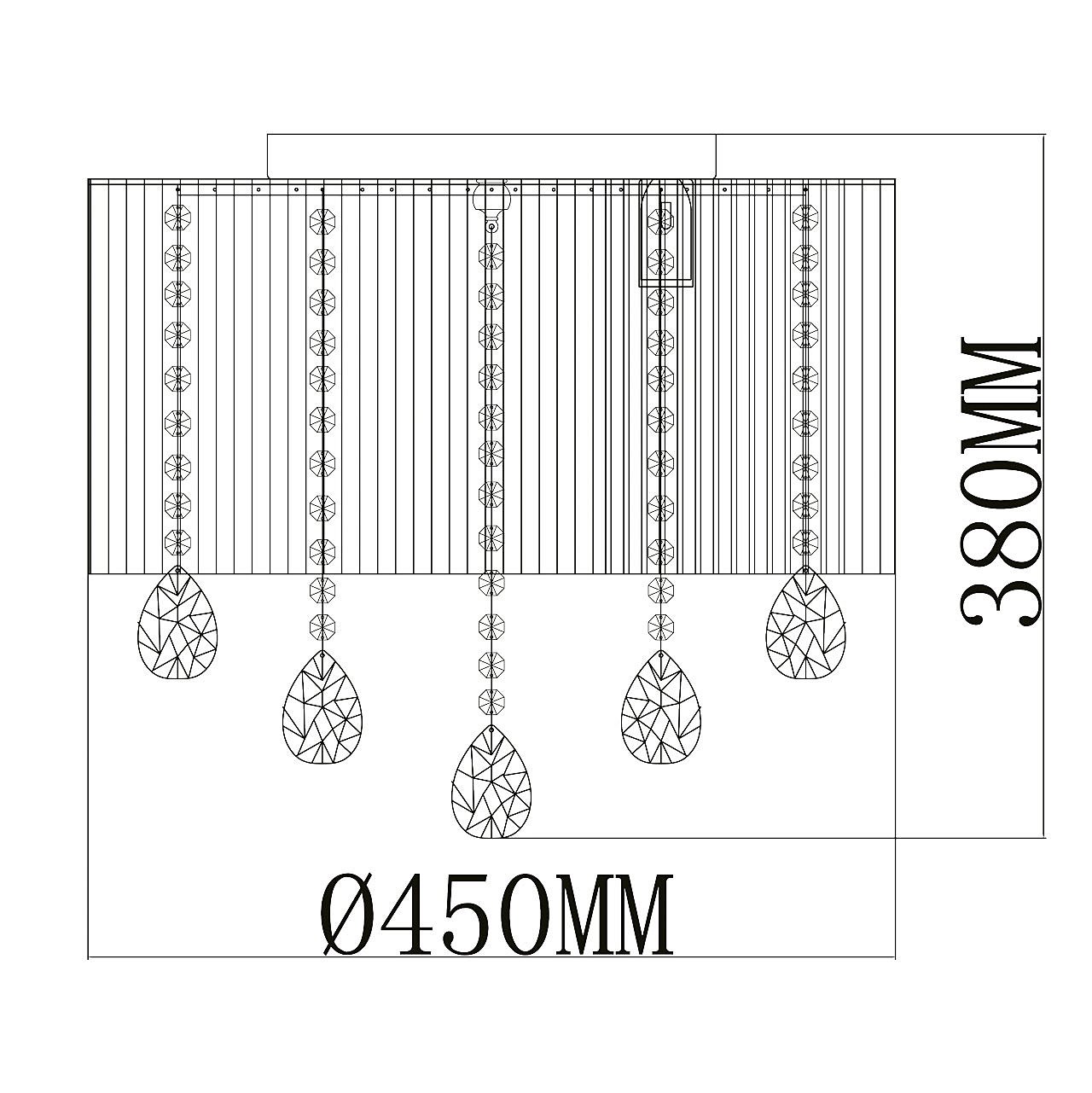 Потолочная люстра MW Light Жаклин 465017006