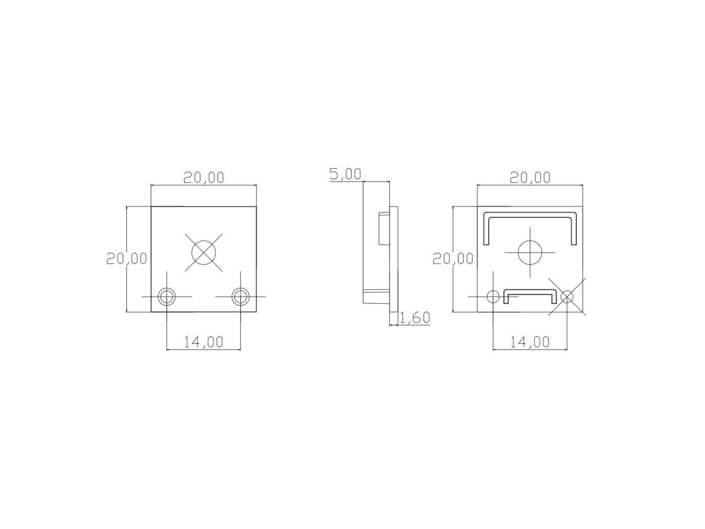 00-00047811 Заглушка для профиля PRO SWG PRO 00-00047811