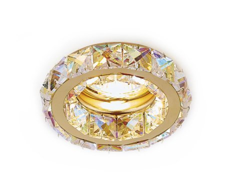 Встраиваемый светильник Ambrella Crystal K112 PR/G