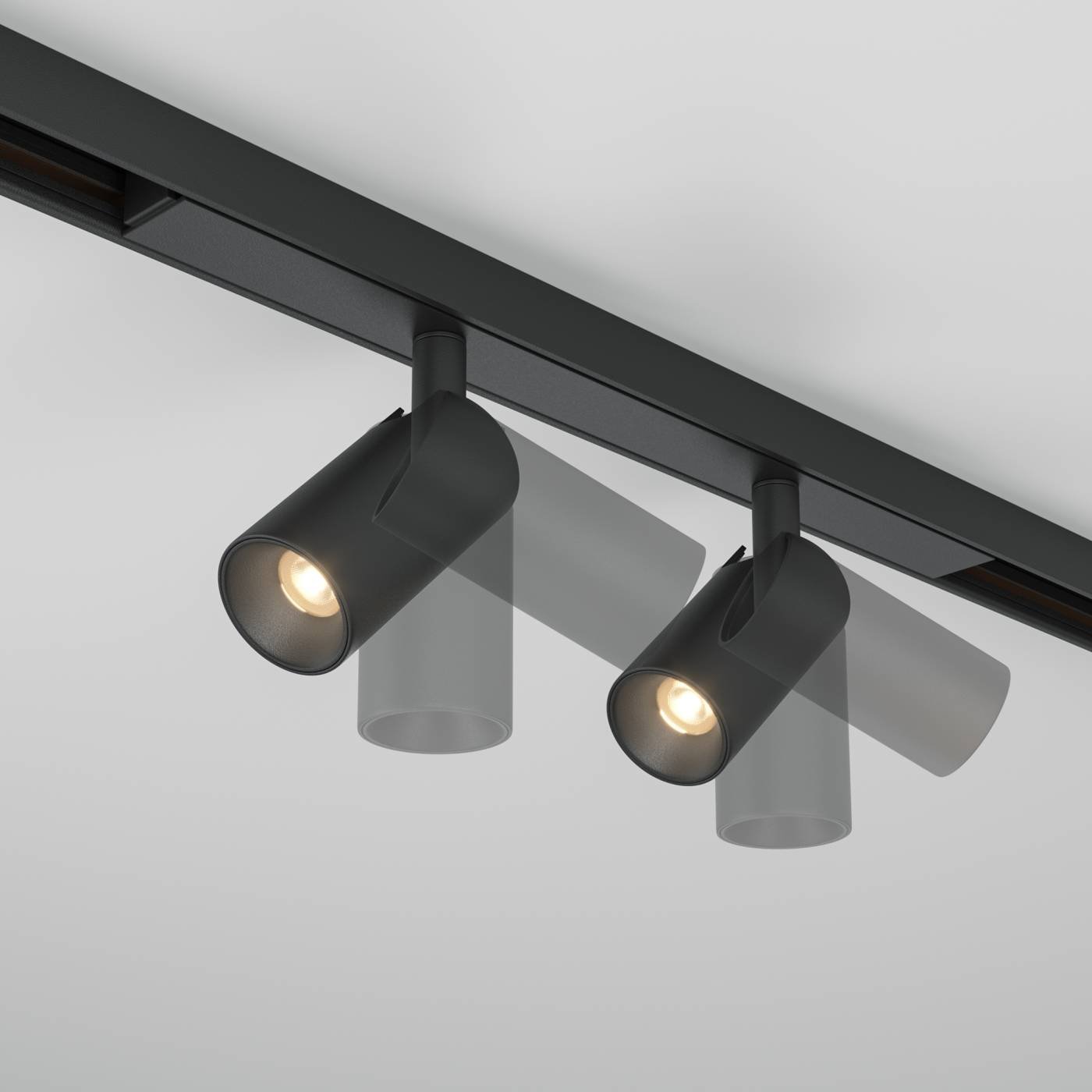 TR176-1-2X3WTW-M-B Трековый светильник Maytoni Focus Duo TR176-1-2X3WTW-M-B