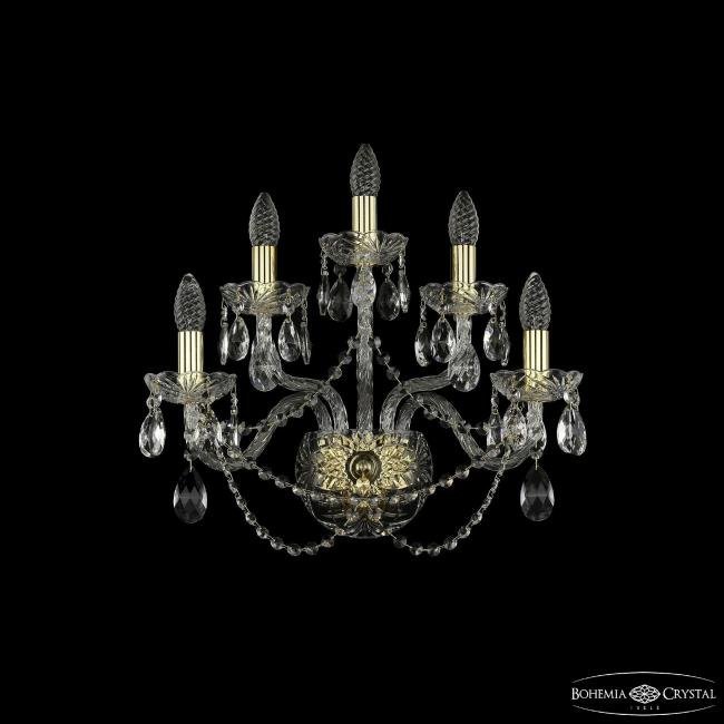 1402B/2+2+1/195/XL G Настенное бра Bohemia 1402 1402B/2+2+1/195/XL/G