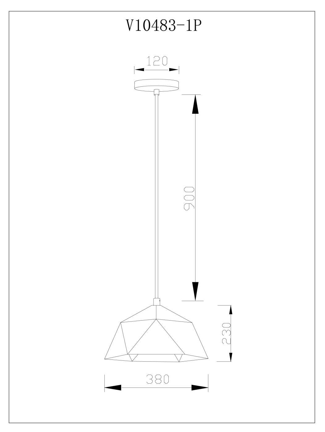 Светильник подвесной Moderli Genoa V11560-1P