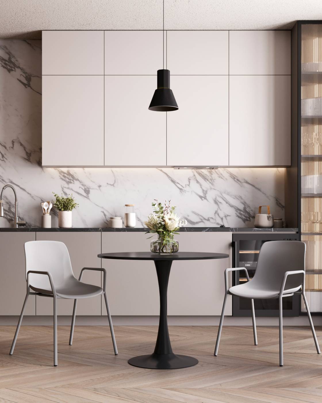 Стул пластиковый Stool Group Kaira SL-7201F grey 90454