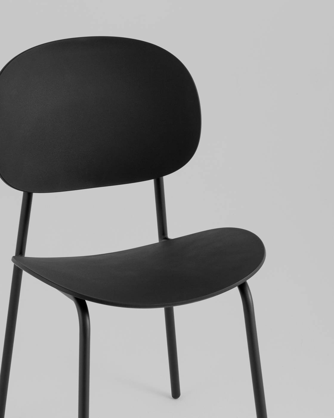 D-029 black NP Стул пластиковый Stool Group D-029 black NP