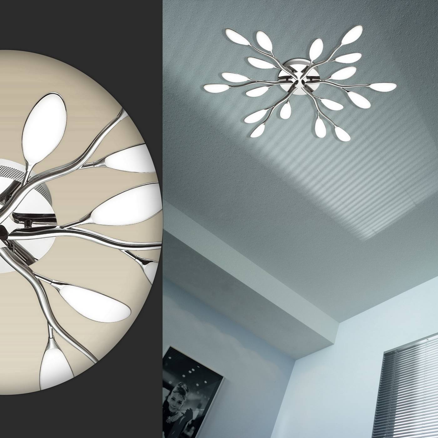 3994/75CL Потолочная светодиодная люстра Scoppa Odeon Light 3994/75CL