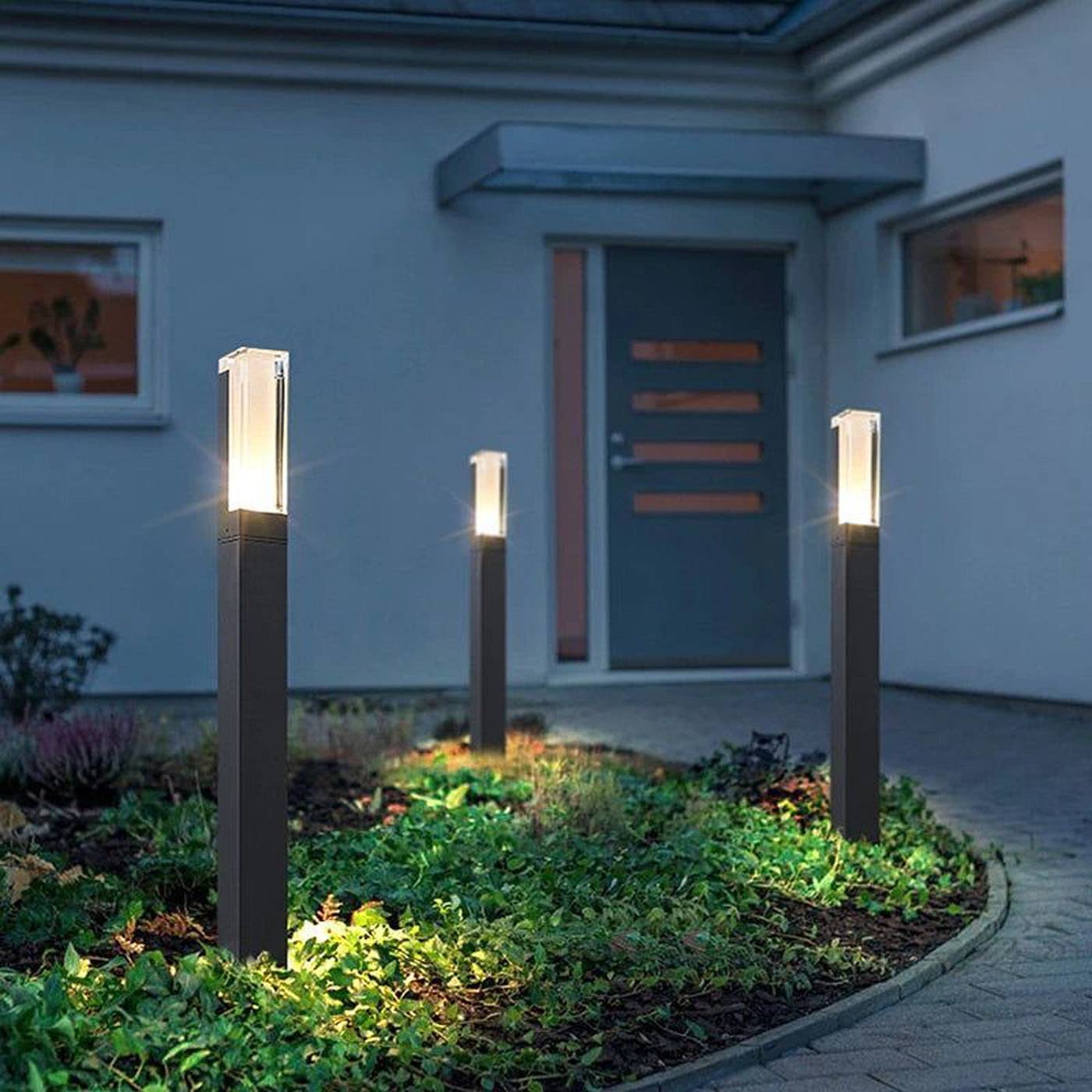 Наземный фонарь Reluce 09977-0.7-001JH 0,6M LED7W BK RLOS