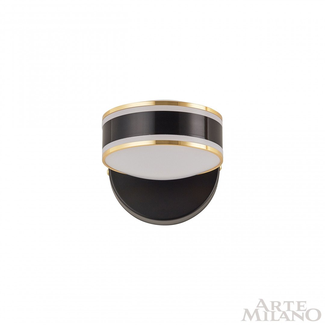 277599/1B BK/GD Настенный светильник Arte Milano Ferrara71040 277599/1B BK/GD