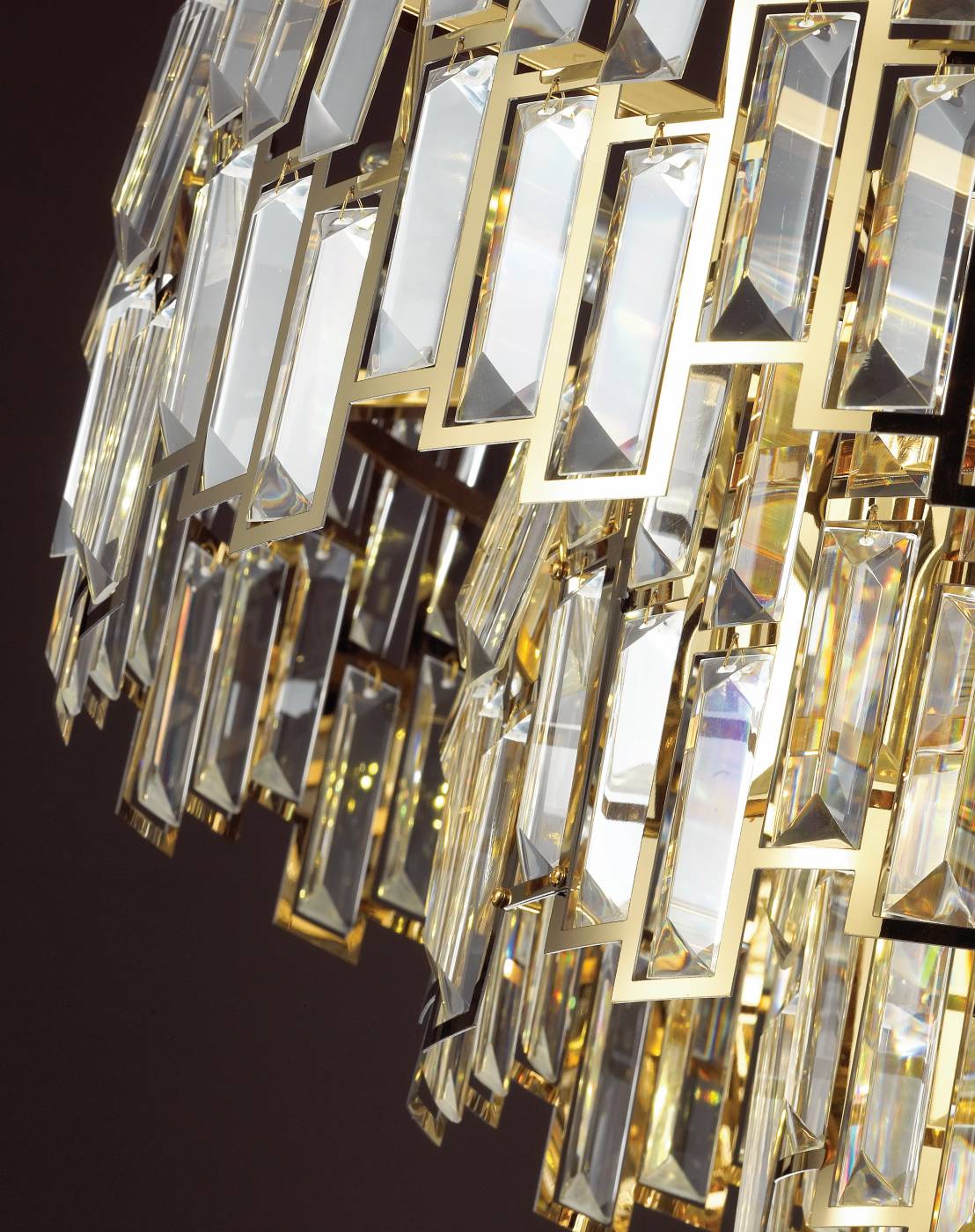 4122/8 Подвесная хрустальная люстра Agnes Odeon Light 4122/8