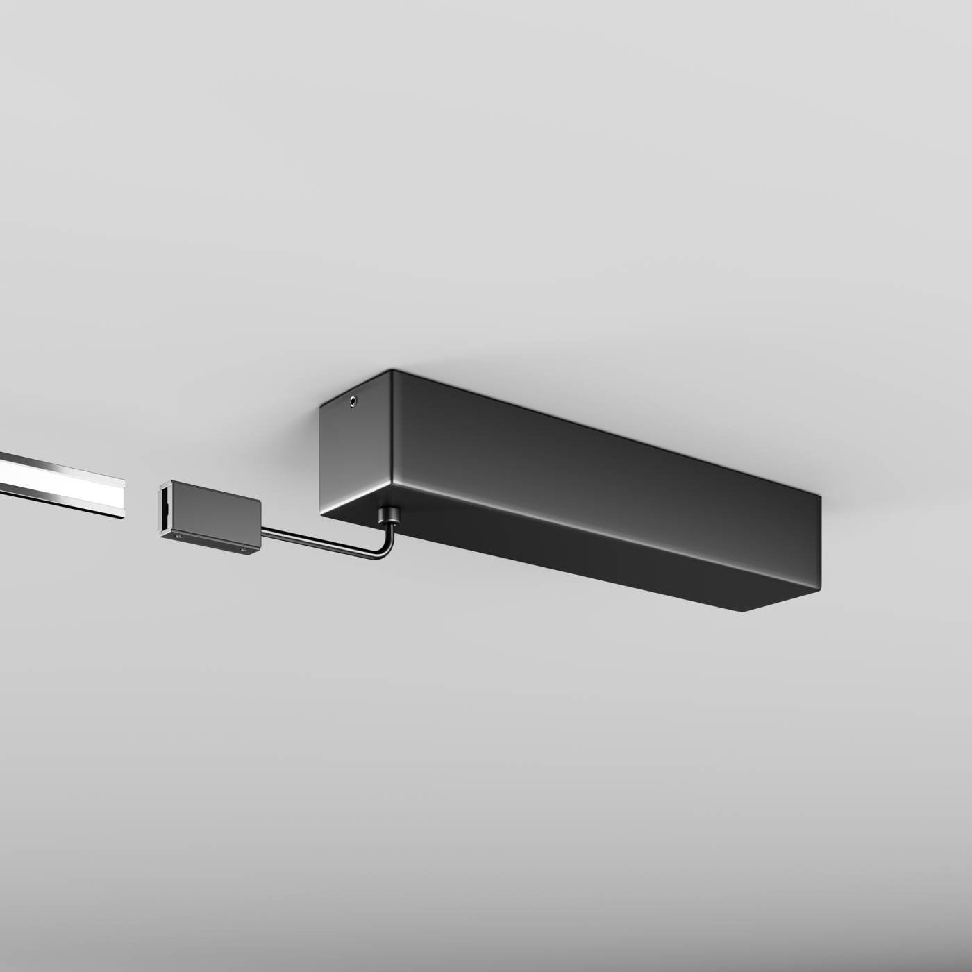 TRA200BB-11B Основание для блока питания с вводом питания Maytoni Accessories for tracks Flexity TRA200BB-11B