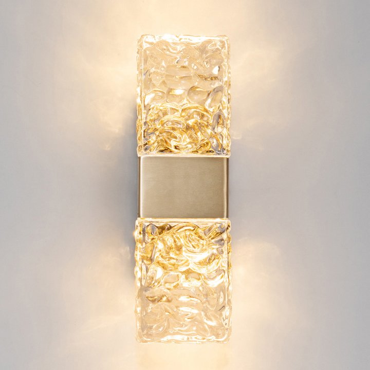 88068W gold/clear Настенное бра Delight Collection Wall lamp 88068W gold/clear