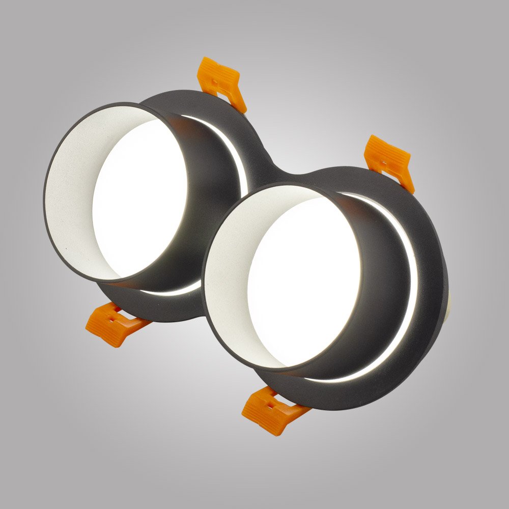 Встраиваемый светильник AM Group АМ 472/2 AM472/2-BK