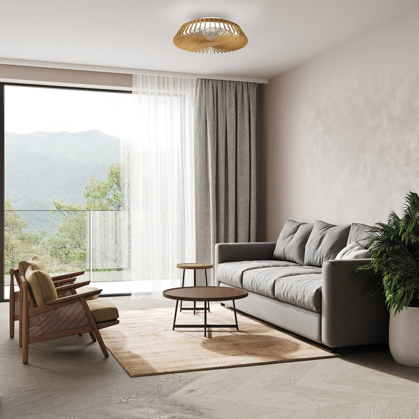 8198 Люстра потолочная-вентилятор Mantra Himalaya 8198