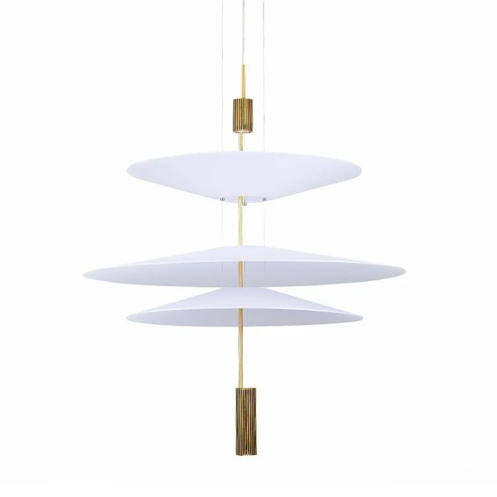 9221P/3 gold/white Светильник подвесной Delight Collection 9221P 9221P/3 gold/white