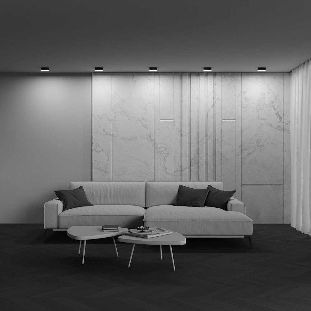 Светильник потолочный Maytoni Basis C068CL-12W3-6K-B