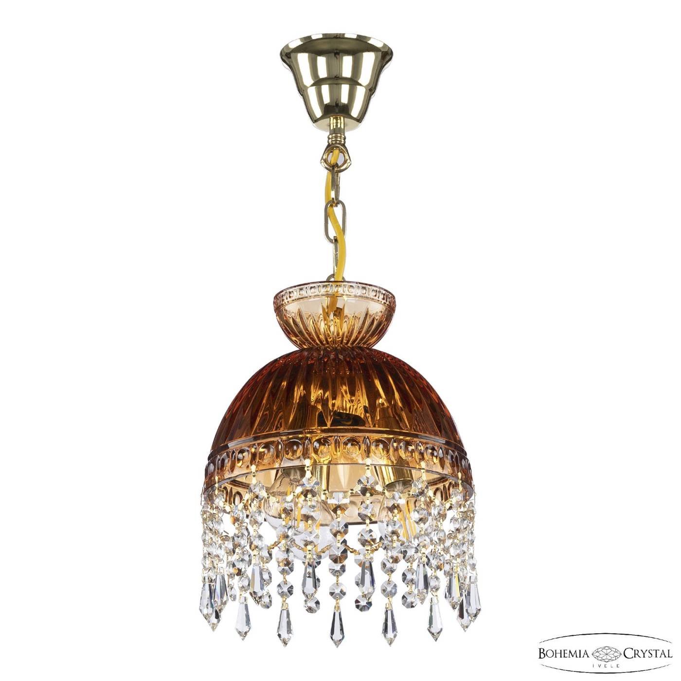 5478/22 G Amber/M-1G Drops Светильник подвесной Bohemia 5478 5478/22 G Amber/M-1G Drops