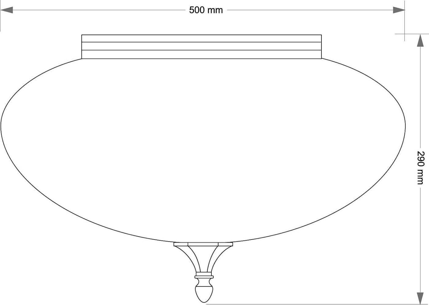 DEC-PLM-3(N) Светильник потолочный Kutek Decor Klosz DEC-PLM-3(N)