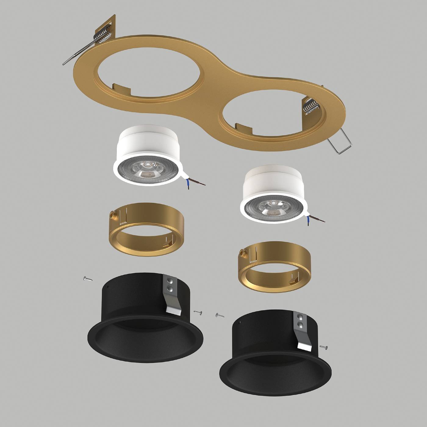 Комплект со светильником Lightstar Domino D6230707GMOD