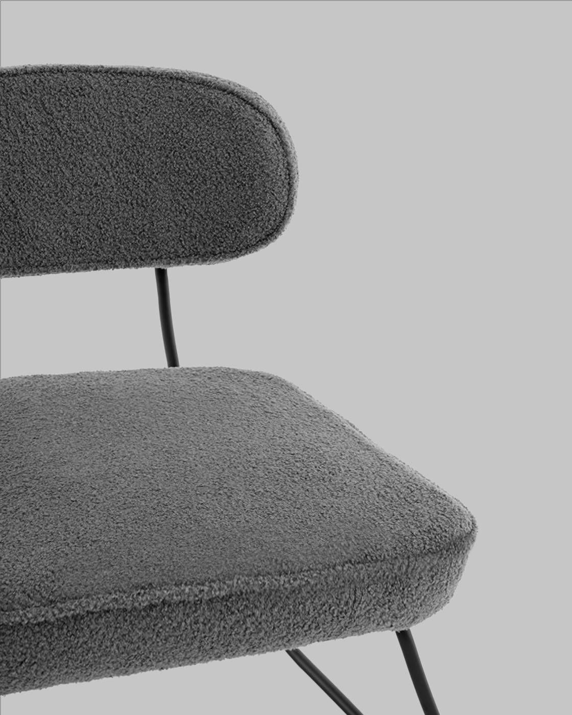 AV 336-F83gr-9005 Кресло Stool Group Kate AV 336-F83gr-9005