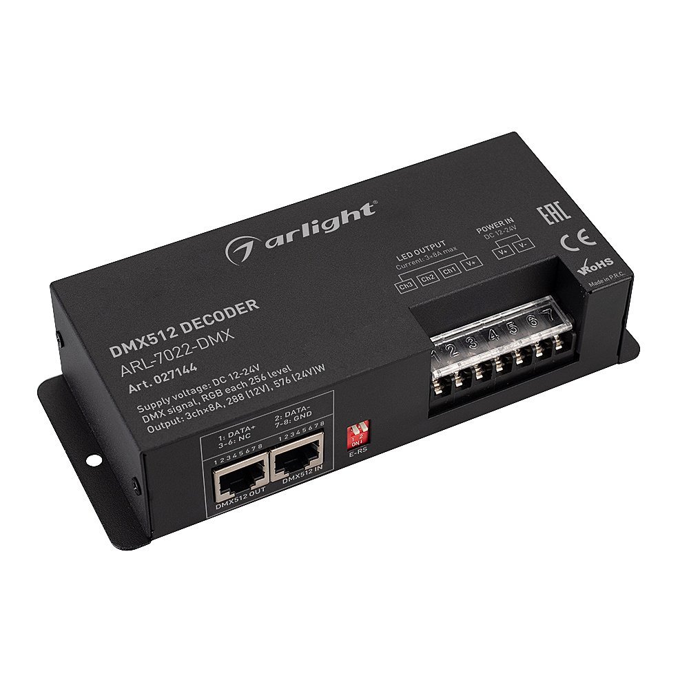 027144 Декодер сигнала DMX512 в ШИМ (PWM) Arlight 027144
