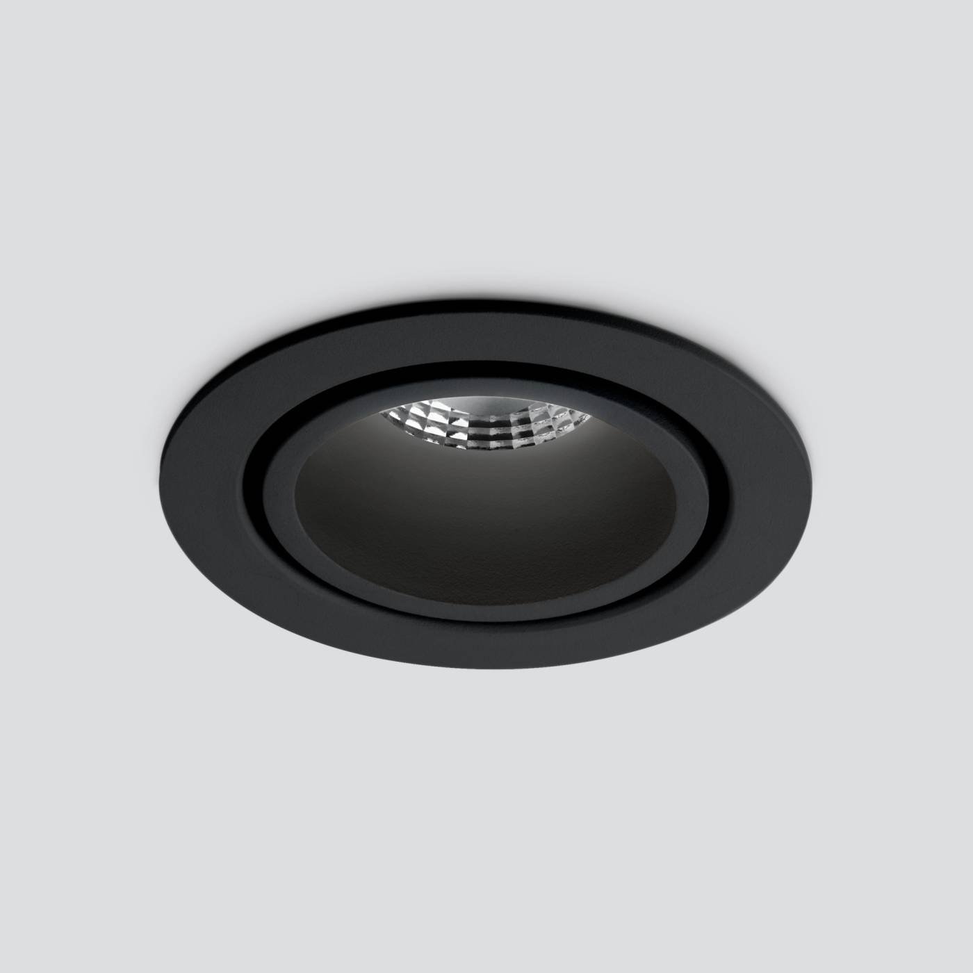 15267/LED 7W 4200K BK/BK черный/черный Встраиваемый светильник Elektrostandard 15267/LED 15267/LED 7W 4200K BK/BK черный/черный