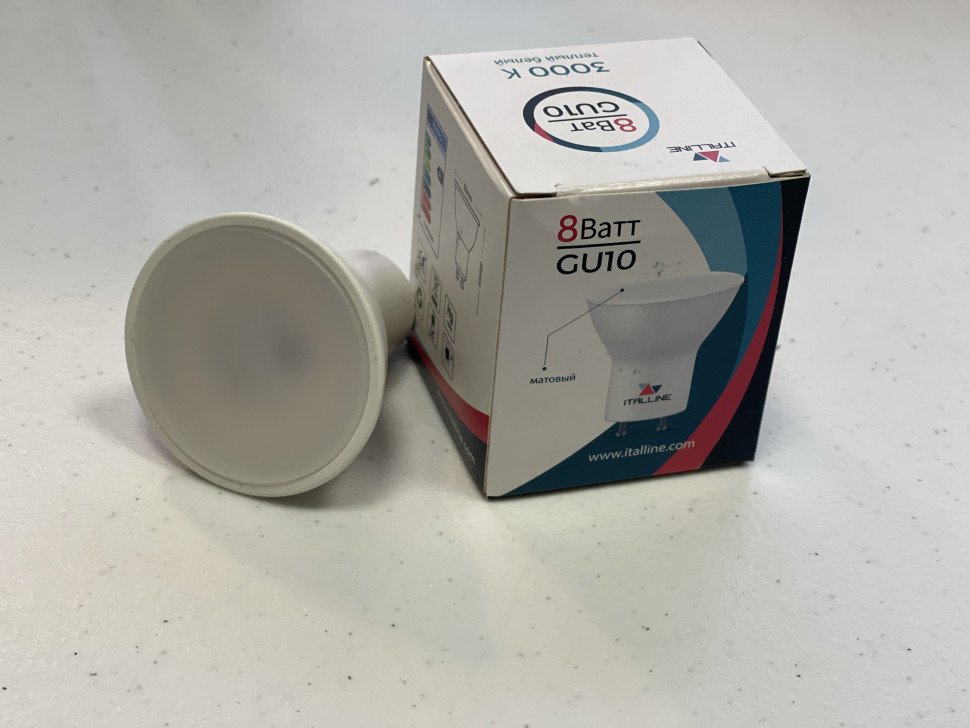 TP GU10/8W/3000K matt Светодиодная лампа Italline TP TP GU10/8W/3000K matt