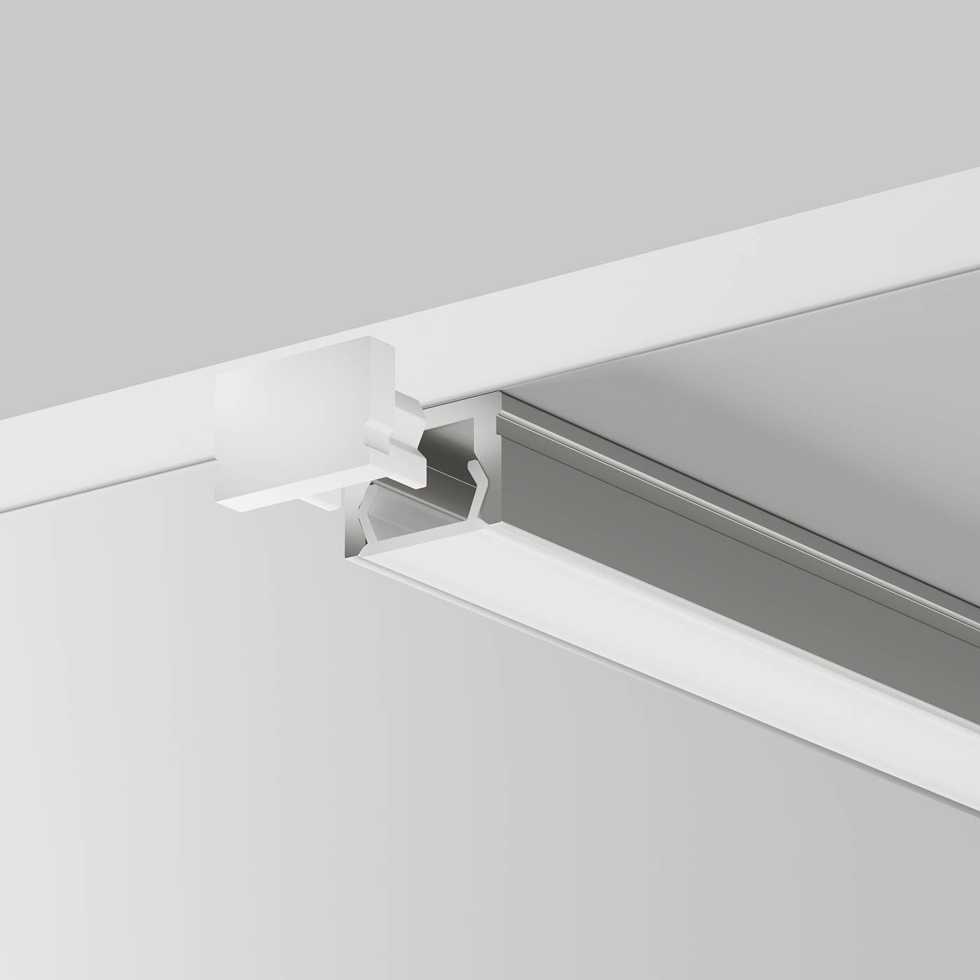 631001 Алюминиевый профиль накладной ALM-1007-S-2M Maytoni Накладной профиль 631001