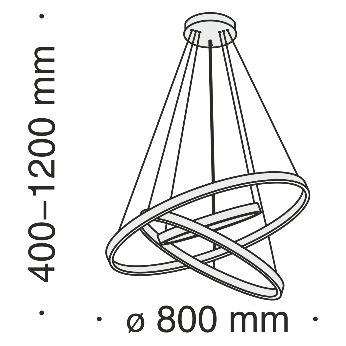 Подвесная люстра Maytoni Rim MOD058PL-L100BS4K