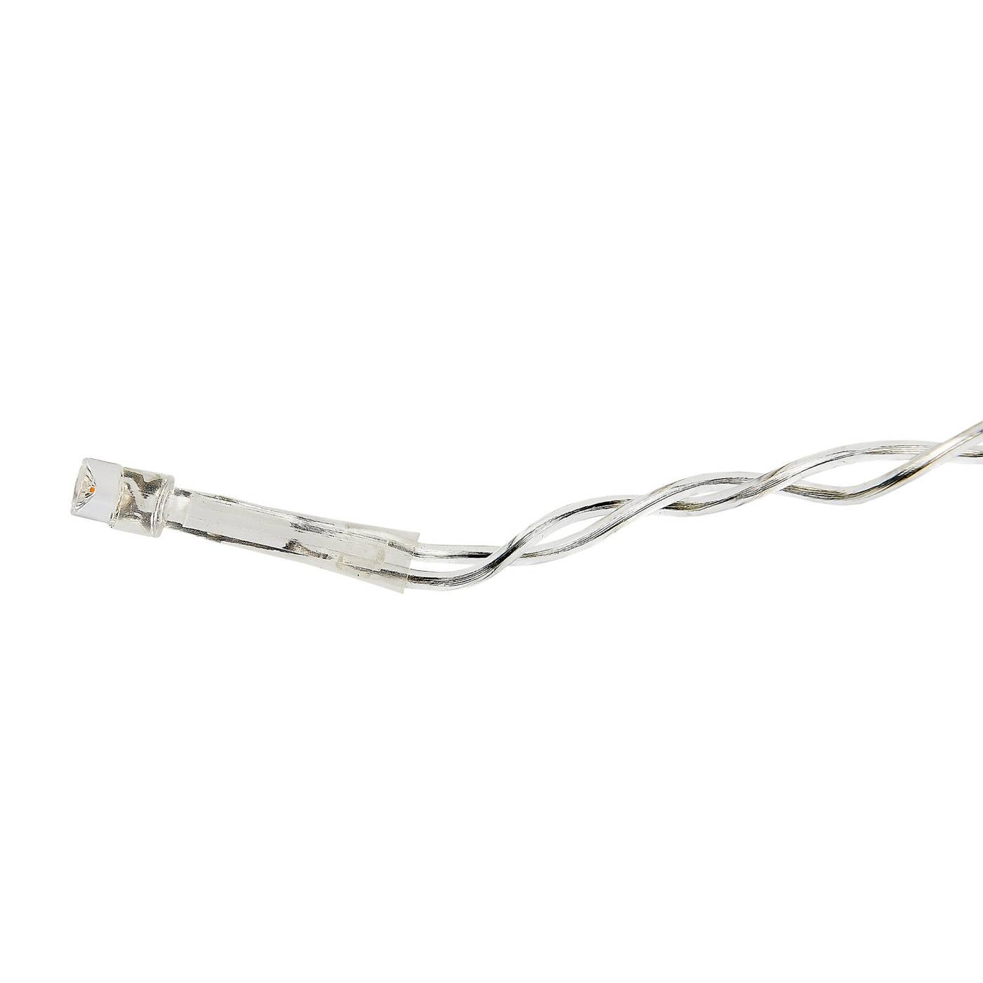 Бахрома светодиодная с эффектом мерцания, 10м Uniel ULD-B10006-248/TTK AMBER-WARMWHITE IP44