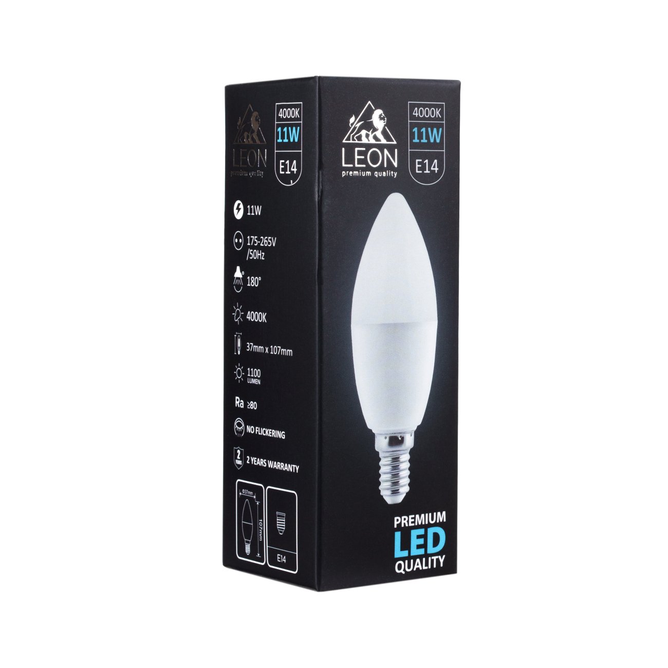 LE-C35-11W-4000K-E14 Светодиодная лампа LEON LE-C35-11W-4000K-E14