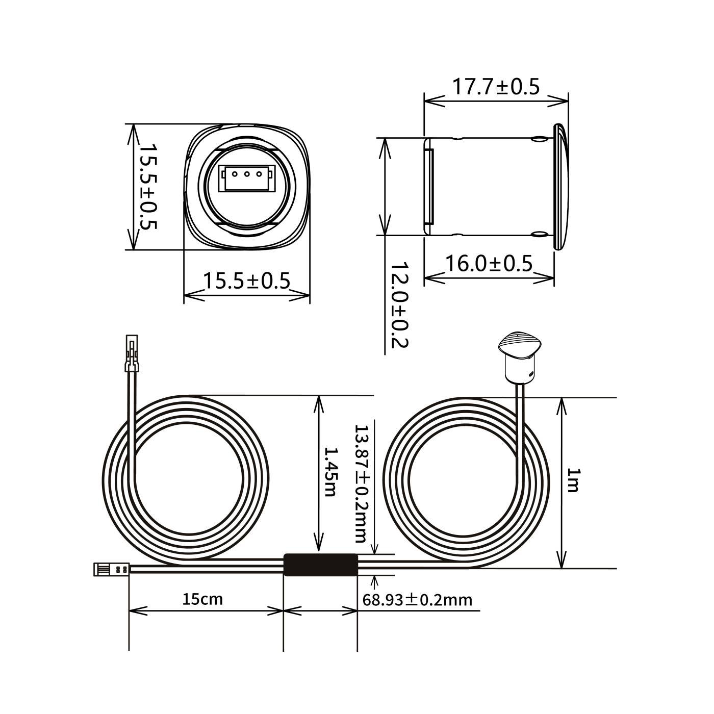 Датчик сенсорный мини SR-VS-mini-Touch, SWG Standard 00-00045489