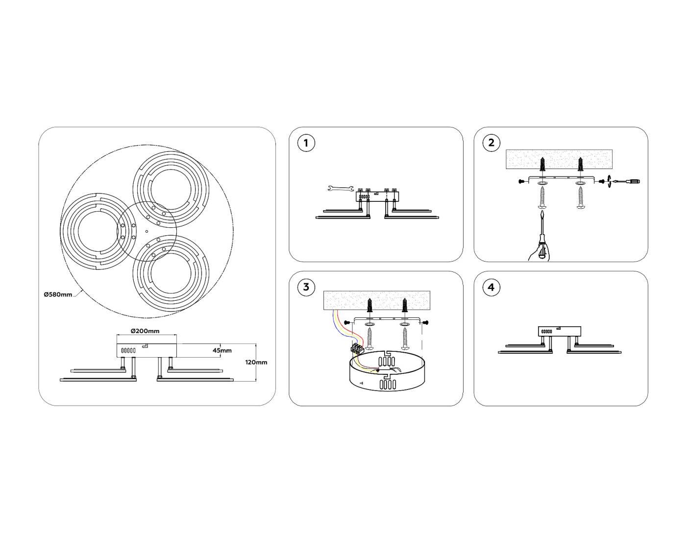 Потолочная люстра Ambrella Original FA8943