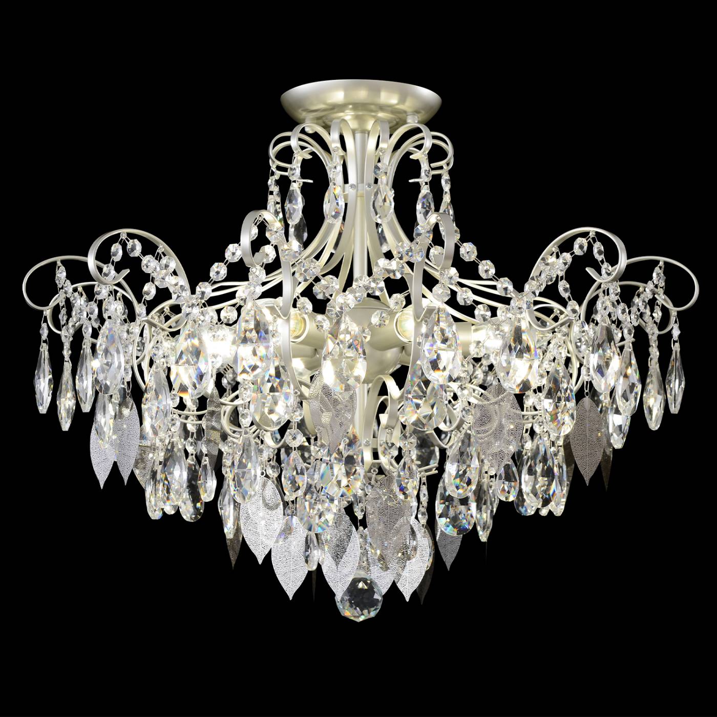 ESMIRALDA PL6 SILVER Потолочная люстра Crystal Lux Esmiralda ESMIRALDA PL6 SILVER