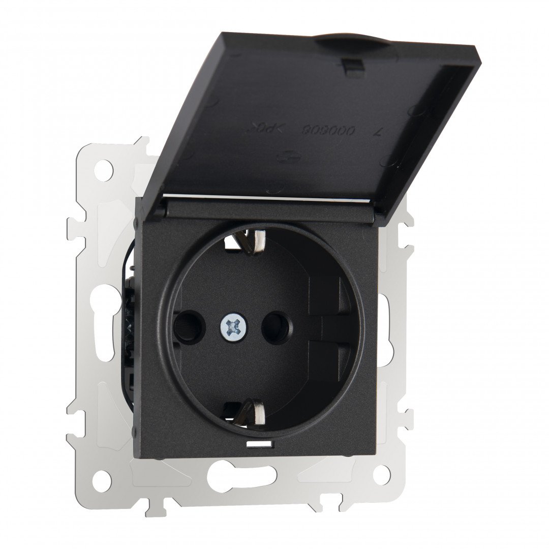 Розетка Arte Milano Am-203 203.41-1.black