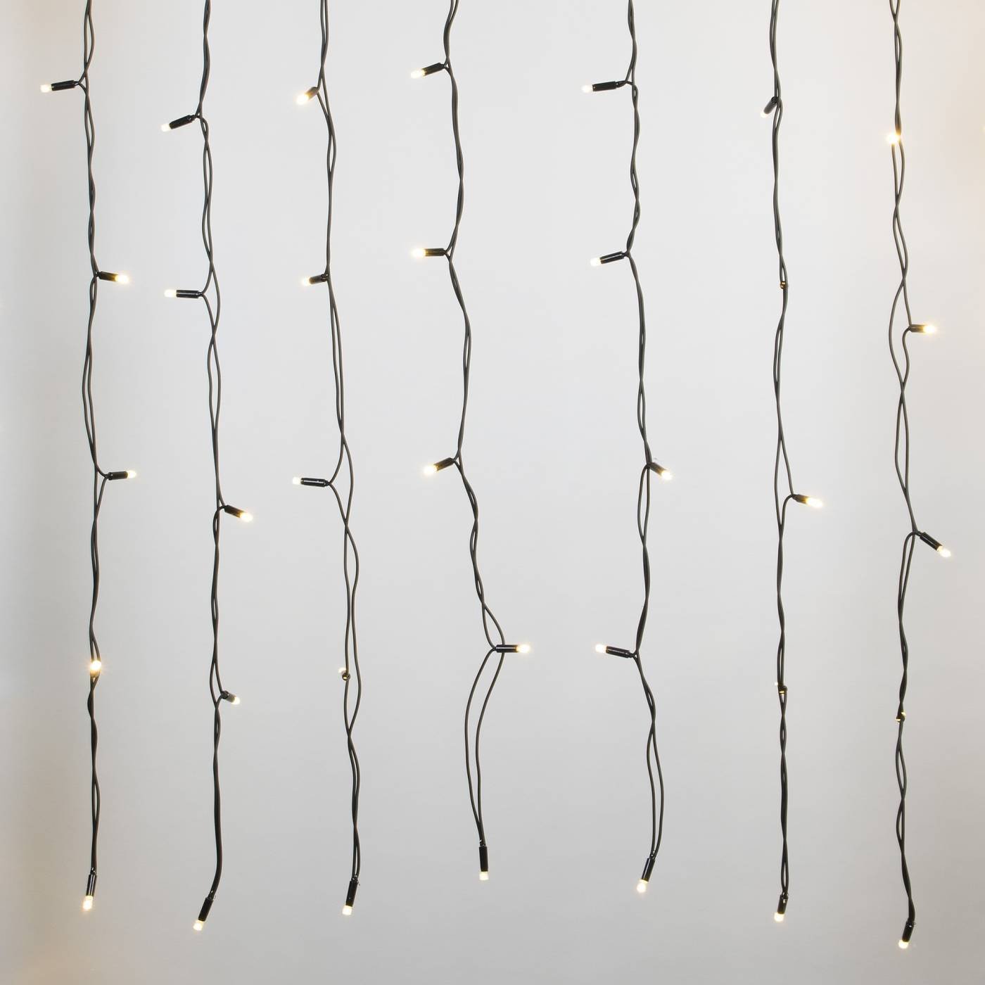 Занавес светодиодный с эффектом мерцания, 3х2м Uniel ULD-C2030-240/TBK WARM WHITE IP67