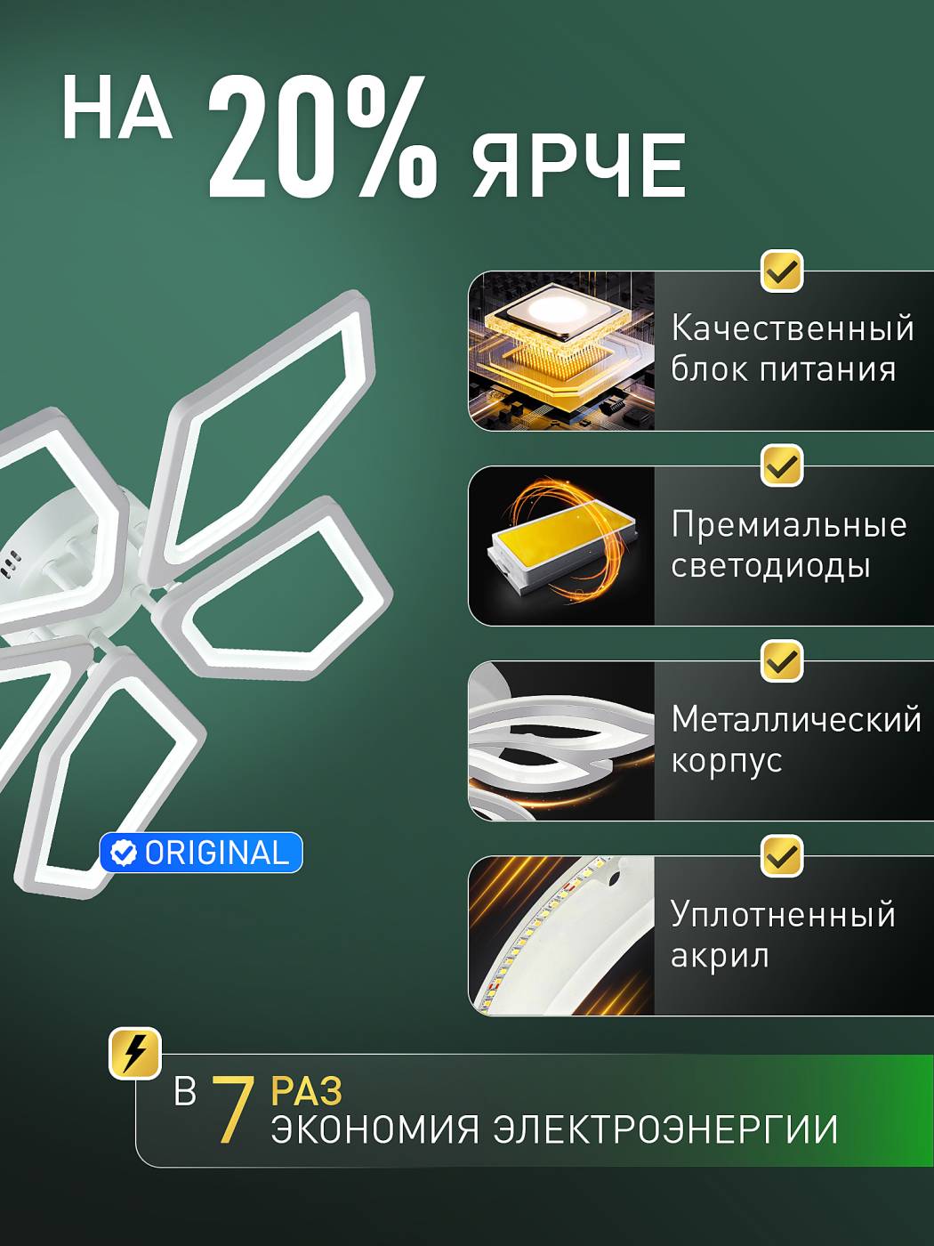 Потолочная люстра Natali Kovaltseva 8144 LED LAMPS 81472