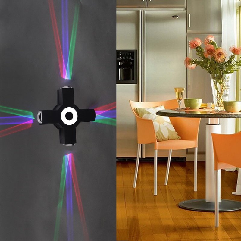 Настенный светильник Reluce 08231-9.2-005U LED3W+4*3W RGB BK