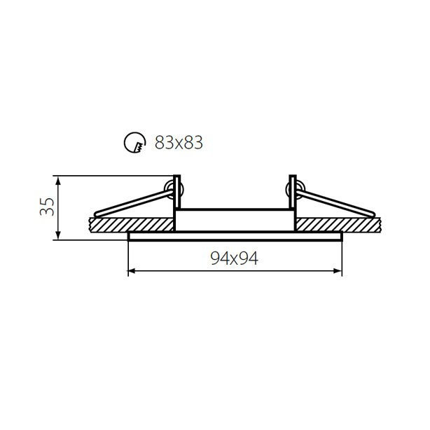 26754 Встраиваемый светильник Kanlux Alren 26754