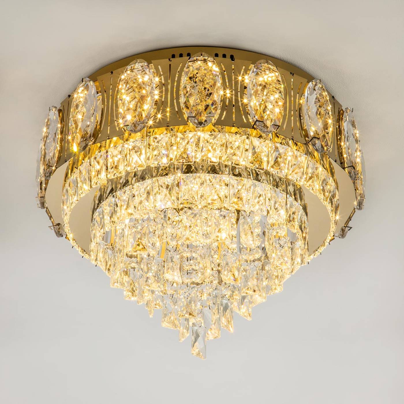 L9438-500 GD с УД Потолочная люстра L LED4U L9438-500 GD с УД