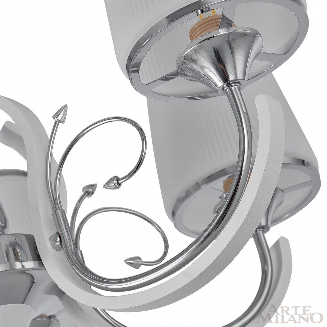 309247/8 Wh/Ni Подвесная люстра Arte Milano Florentia-9247 309247/8 Wh/Ni
