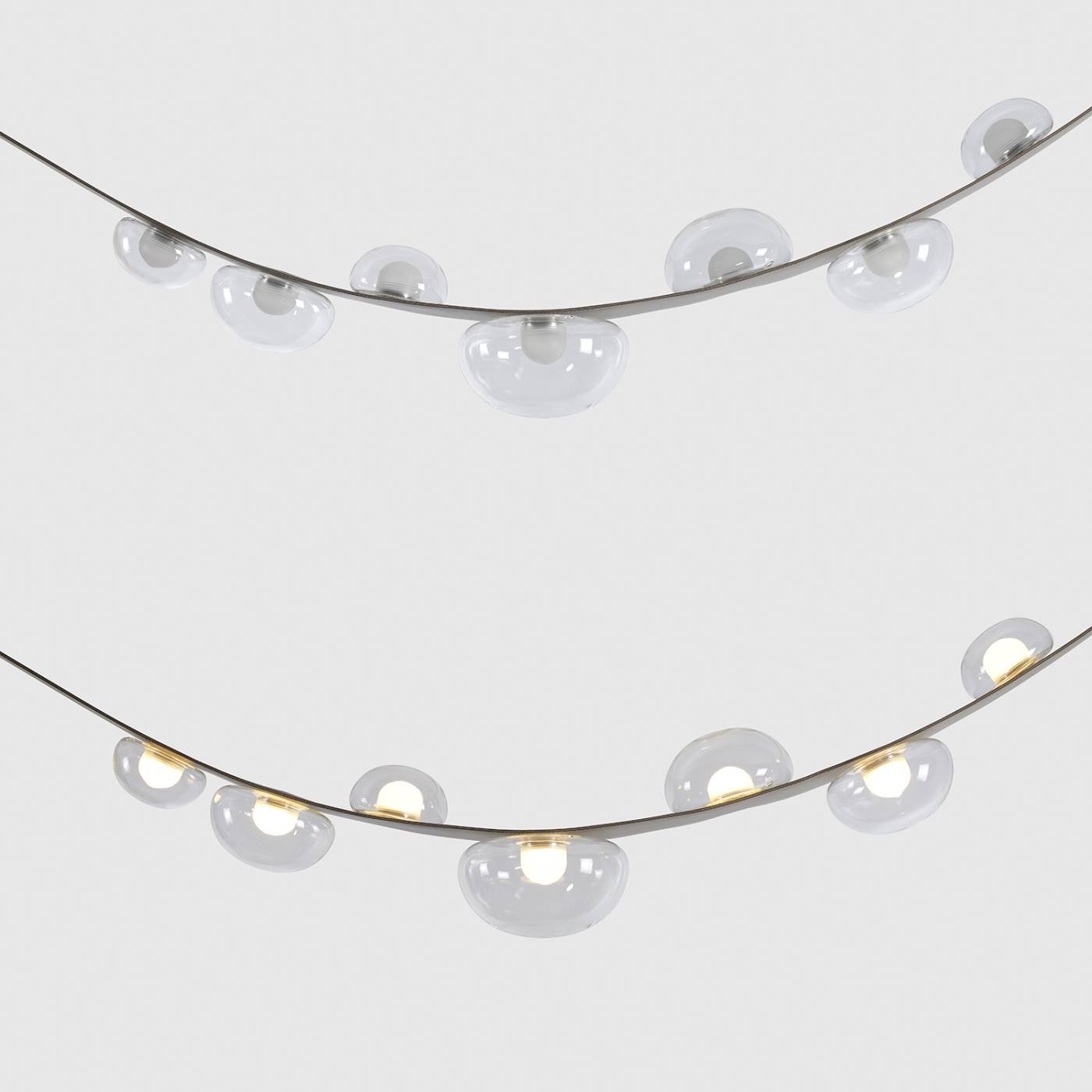 Светильник подвесной Crystal Lux Bosque BOSQUE SP7 L3000 GREY/TRANSPARENT